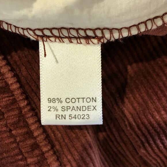 Banana Republic Pants Women’s 27 Corduroy Skinny Ankle Brown Rust Rosey Stretch - Picture 7 of 8